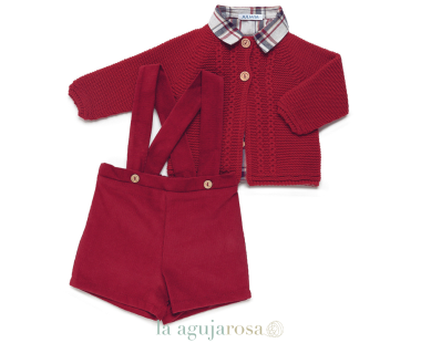 CONJUNTO CHAQUETA NIÑO PANTALÓN TIRANTES DE LA COLECCIÓN...