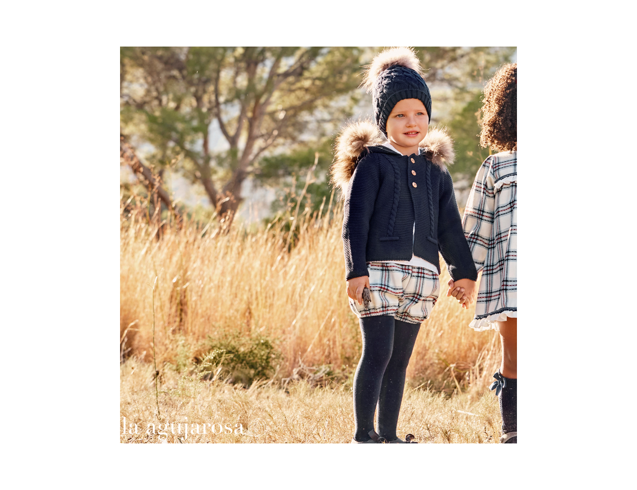 CONJUNTO CHAQUETA NIÑO CUADROS DE LA COLECCIÓN HECHIZO DE JULIANA