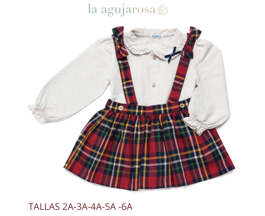 FALDA TIRANTES CON CAMISA DE LA COLECCIÓN SECRETO DE JULIANA 2