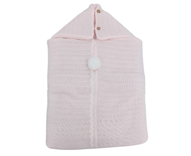 SACO CAPUCHA RECOGIDAS LINES PUNTILLA BEIGE DE LA... 2