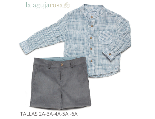 CONJUNTO NIÑO PANTALÓN PANA DE JULIANA DE LA COLECCIÓN DESTELLO