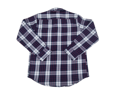 CAMISA DE CUADROS DE NIÑOA EN TONOS AZULES DE NACHETES 2