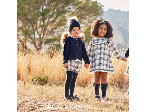 VESTIZO ENTERIZO PECHERÍN CUADROS DE LA COLECCIÓN HECHIZO DE JILIANA