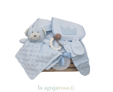 CANASTILLA NEW BORN LAAGUJAROSA CELESTE