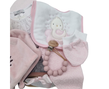 CANASTILLA NEW BORN LAAGUJAROSA EN ROSA 2