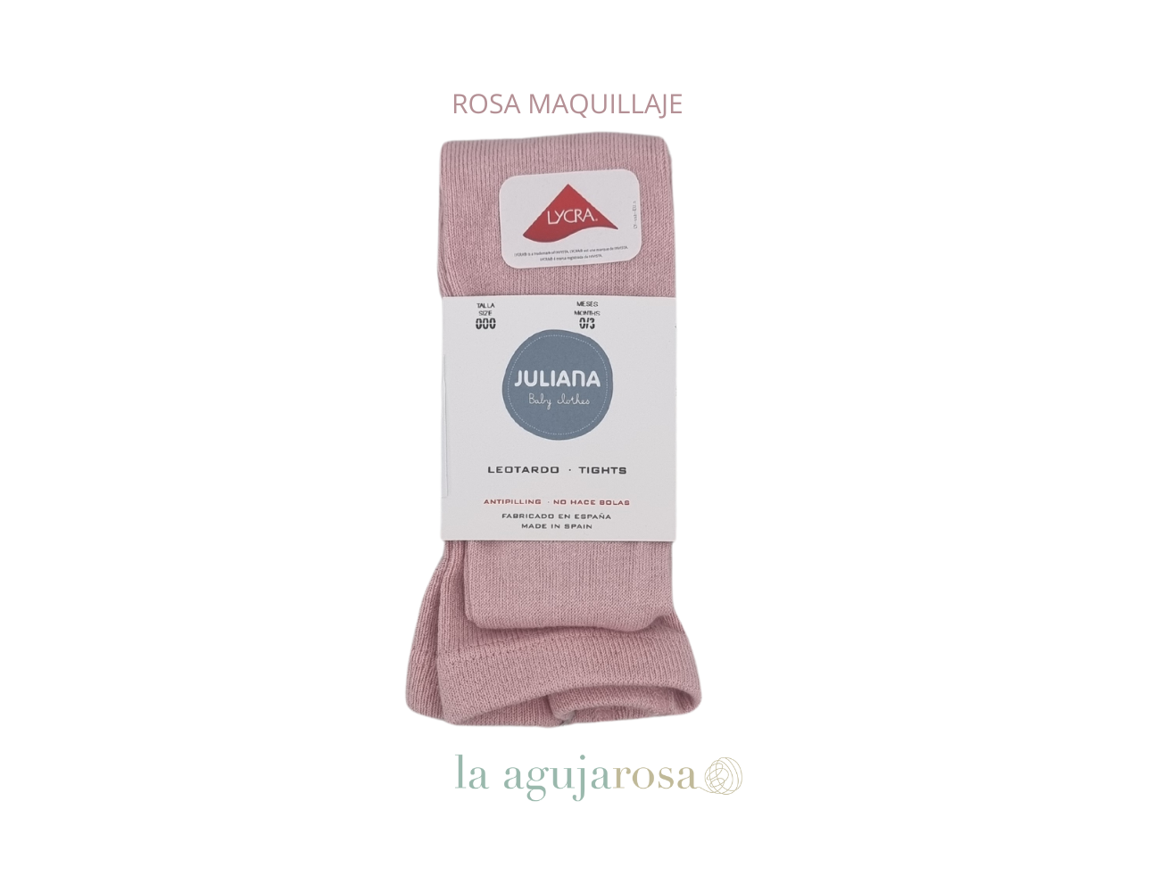 LEOTARDO LISO ROSA MAQUILLAJE DE LAS COLECCIONES DE INVIERNO 23/24 DE JULIANA