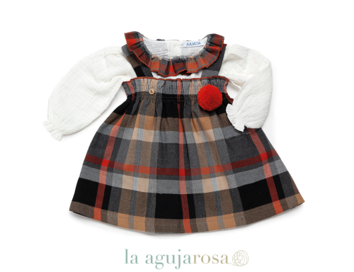 PICHI CUADROS CON CAMISA DE LA COLECCIÓN LUCERO DE JULIANA