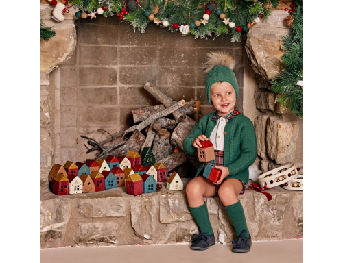 CONJUNTO CHAQUETA NIÑO PANTALÓN DE LA COLECCIÓN CHISPA DE JULIANA