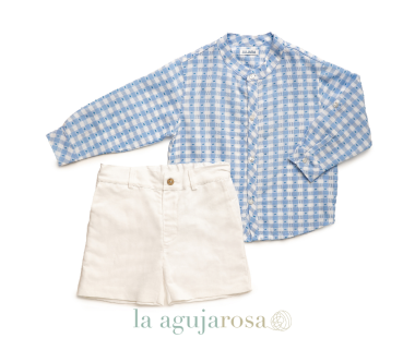CONJUNTO CAMISA NIÑO CUADRITOS PLUMETI DE LA COLECCIÓN... 2
