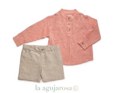CONJUNTO CAMISA NIÑO DE LA COLECCIÓN GREGAL DE JULIANA 2