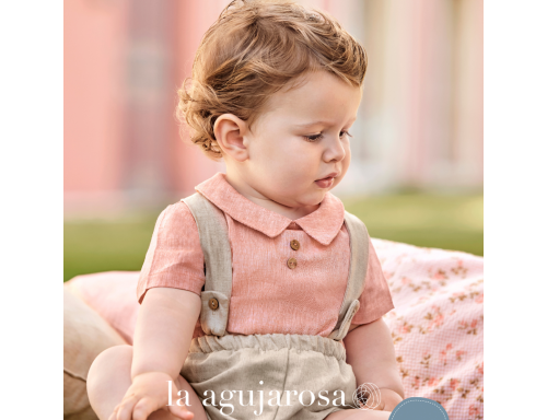 PETO DE LINO CON CAMISA DE LA COLECCIÓN GREGAL DE JULIANA