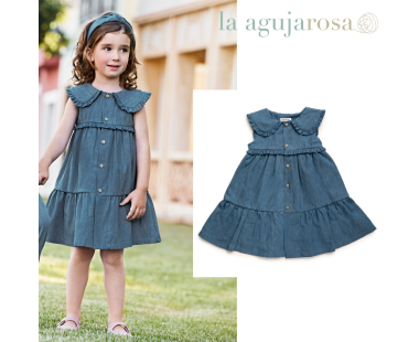 VESTIDO TELA VAQUERA DE LA COLECCIÓN LIBECCIO DE JULIANA