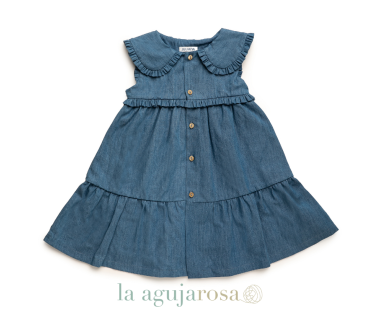 VESTIDO TELA VAQUERA DE LA COLECCIÓN LIBECCIO DE JULIANA 2