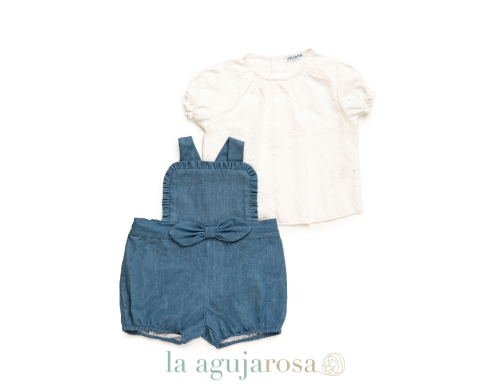 CONJUNTO PANTALÓN CAMISA VAQUERO DE LA COLECCIÓN LIBECCIO DE JULIANA
