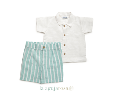 CONJUNTO CAMISA PANTALÓN RAYADO DE LA COLECCIÓN LLEBEIG... 2