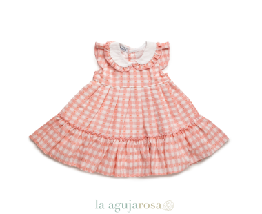 VESTIDO 2 VOLANTES CUADRITOS PLUMETI DE LA COLECCIÓN... 2