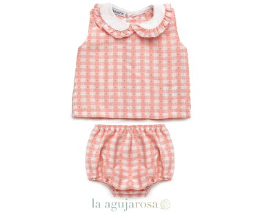 CONJUNTO CAMISA NIÑA CUADRITOS PLUMETI DE LA COLECCIÓN...