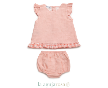 CONJUNTO TELA GASA VOLANTE CUADROS DE LA COLECCIÓN CIERZO... 2
