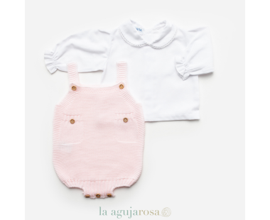 PETO DE PUNTO LIN CON CAMISA ROSA DE JULIANA