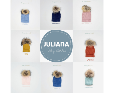 GORROS DE CANALÉ CON POMPÓN DE JULIANA