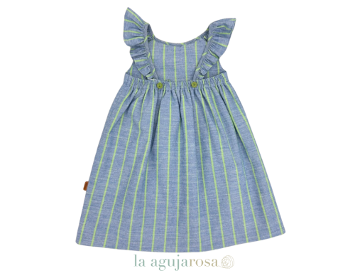 VESTIDO RAYAS DE COCOTE