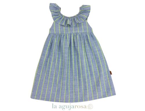 VESTIDO RAYAS DE COCOTE