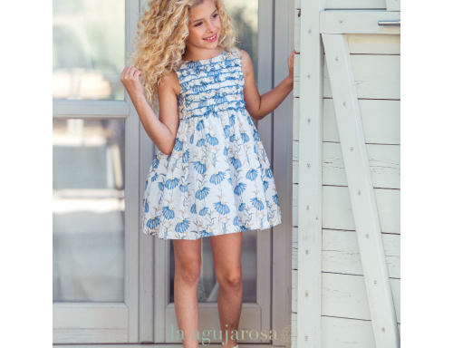 VESTIDO INFANTIL DE LA FAMILIA DAMAS DE YOEDU