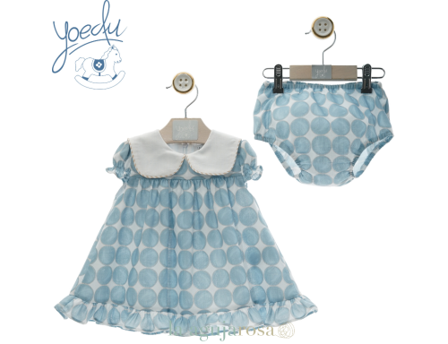 VESTIDO BEBÉ CON BRAGUITA DE LA FAMILIA MEDIEVAL DE YOEDU