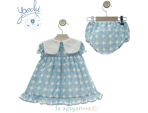 VESTIDO BEBÉ CON BRAGUITA DE LA FAMILIA MEDIEVAL DE YOEDU