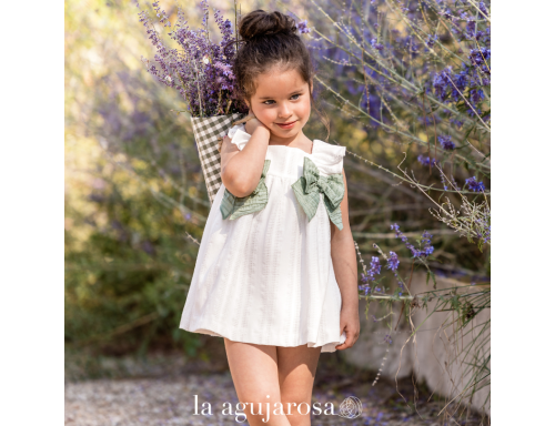 VESTIDO BEBÉ CON BRAGUITA DE LA FAMILIA ROMANCE DE YOEDU
