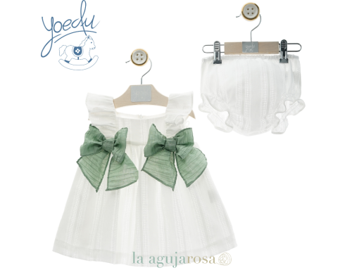 VESTIDO BEBÉ CON BRAGUITA DE LA FAMILIA ROMANCE DE YOEDU