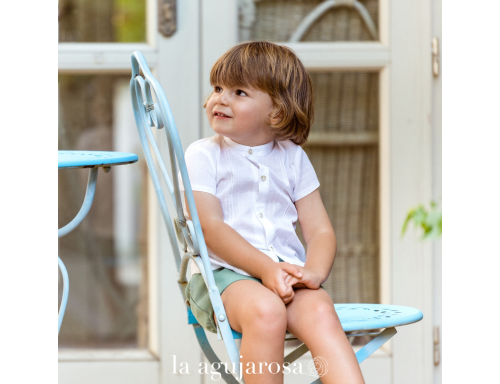 CONJUNTO BEBÉ MANGA CORTA DE LA FAMILIA ROMANCE DE YOEDU