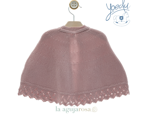 CAPA INFANTIL DE PUNTO ROSA EMPLVADO VERANO DE YOEDU