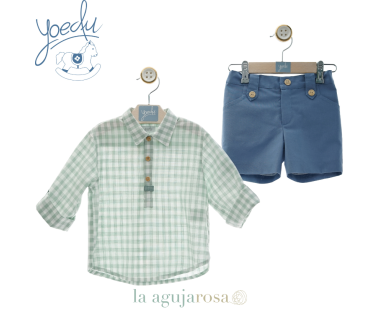 TRAJE INFANTIL NIÑO CON PANTALÓN BERMUDA DE LA FAMILIA... 2