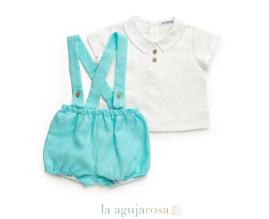 PETO DE LIN CON CAMISA DE LA COLECCIÓN PONENT DE JULIANA 2