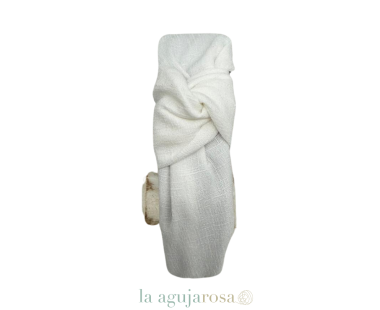 DIADEMAS CON NUDO EN BLANCO Y SALMÓN DE SIENA 2