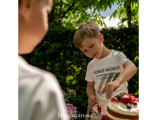 CAMISETA DE NIÑO KOKO NOKO BLANCO ROTO
