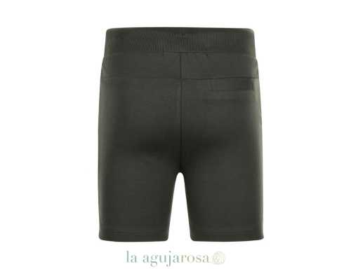 KOKO NOKO PANTALONES CORTOS DE JOGGING PARA NIÑOS VERDE MILITAR CARGO