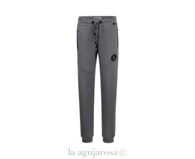 PANTALÓN DE CHÁNDAL PARA NIÑO NO WAY MONDAY GRIS OSCURO