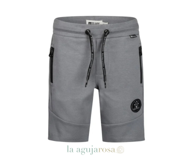 PANTALÓN CORTO DE JOGGING PARA NIÑOS NO WAY MONDAY GRIS... 2