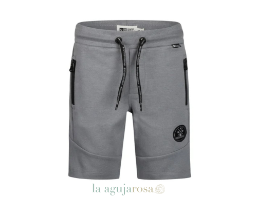 PANTALÓN CORTO DE JOGGING PARA NIÑOS NO WAY MONDAY GRIS OSCURO