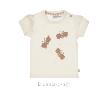 CONJUNTO DIRKJE PARA NIÑAS ABEJAS CRUDA 2