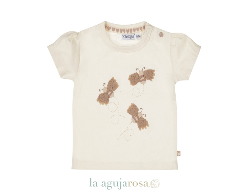 CONJUNTO DIRKJE PARA NIÑAS ABEJAS CRUDA