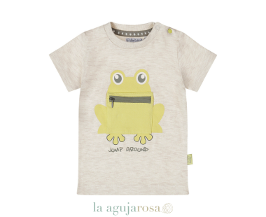 CONJUNTO DE NIÑO DIRKJE BLANCO ROTO RANA MÉLANGE 2