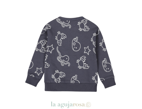 JERSEY DE NIÑO DIRKJE AZUL OSCURO CON HOMBRO CAIDO
