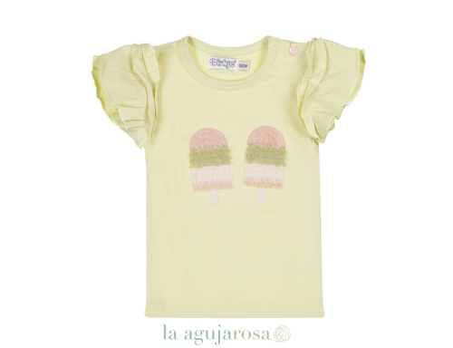 CONJUNTO DIRKJE NIÑA HELADO VERDE SUAVE