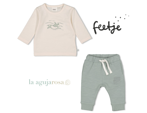 CONJUNTO MANGA LARGA TORTUGA DE FEETJE
