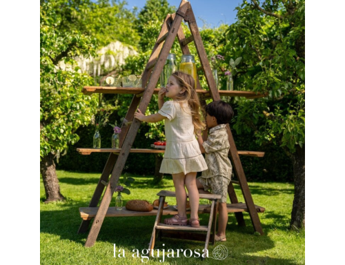 VESTIDO DE MUSELINA BLANCO ROTO KOKO NOKO