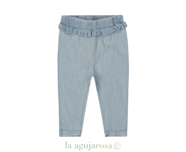 PANTALÓN DE NIÑA DIRKJE VAQUERO AZUL 2