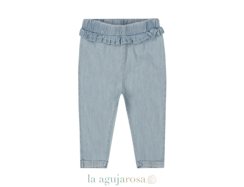 PANTALÓN DE NIÑA DIRKJE VAQUERO AZUL